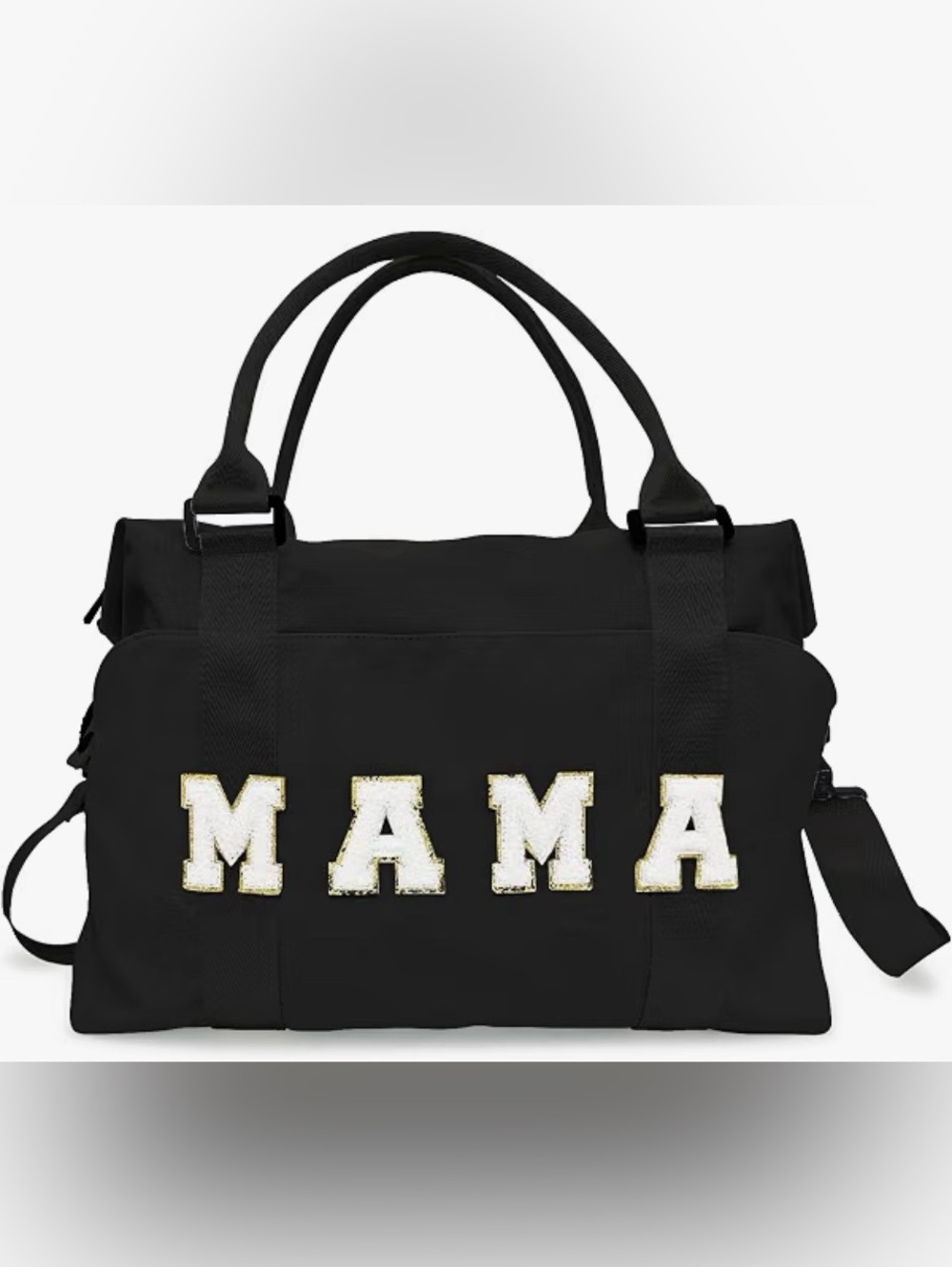 Duffle Bag, Mama Bag With Patches